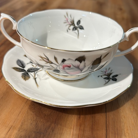 Royal Albert “Queens Messenger” soup bowl and plate - Picture 5 of 5